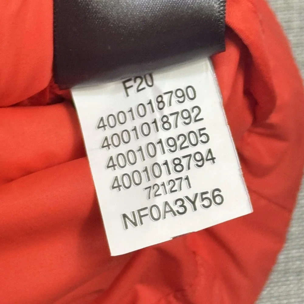 The North Face 700 Fill Down Puffer Jacket Mens Medium Red‎ Black Insulated